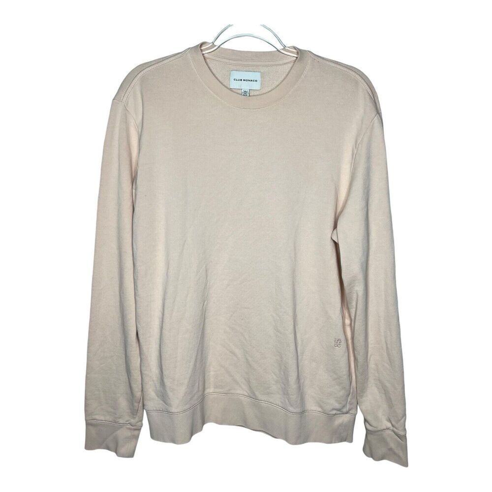 Club Monaco Sweatshirt Womens Medium Pullover Crew‎ Neck Cotton Casual
